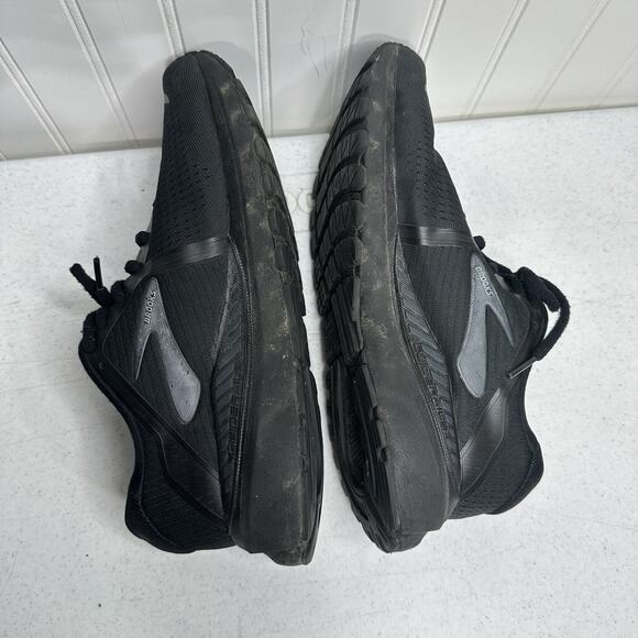 Brooks Adrenaline GTS 20 Mens 9.5 D Black Athletic Running Shoes NO INSOLES - Picture 7 of 9